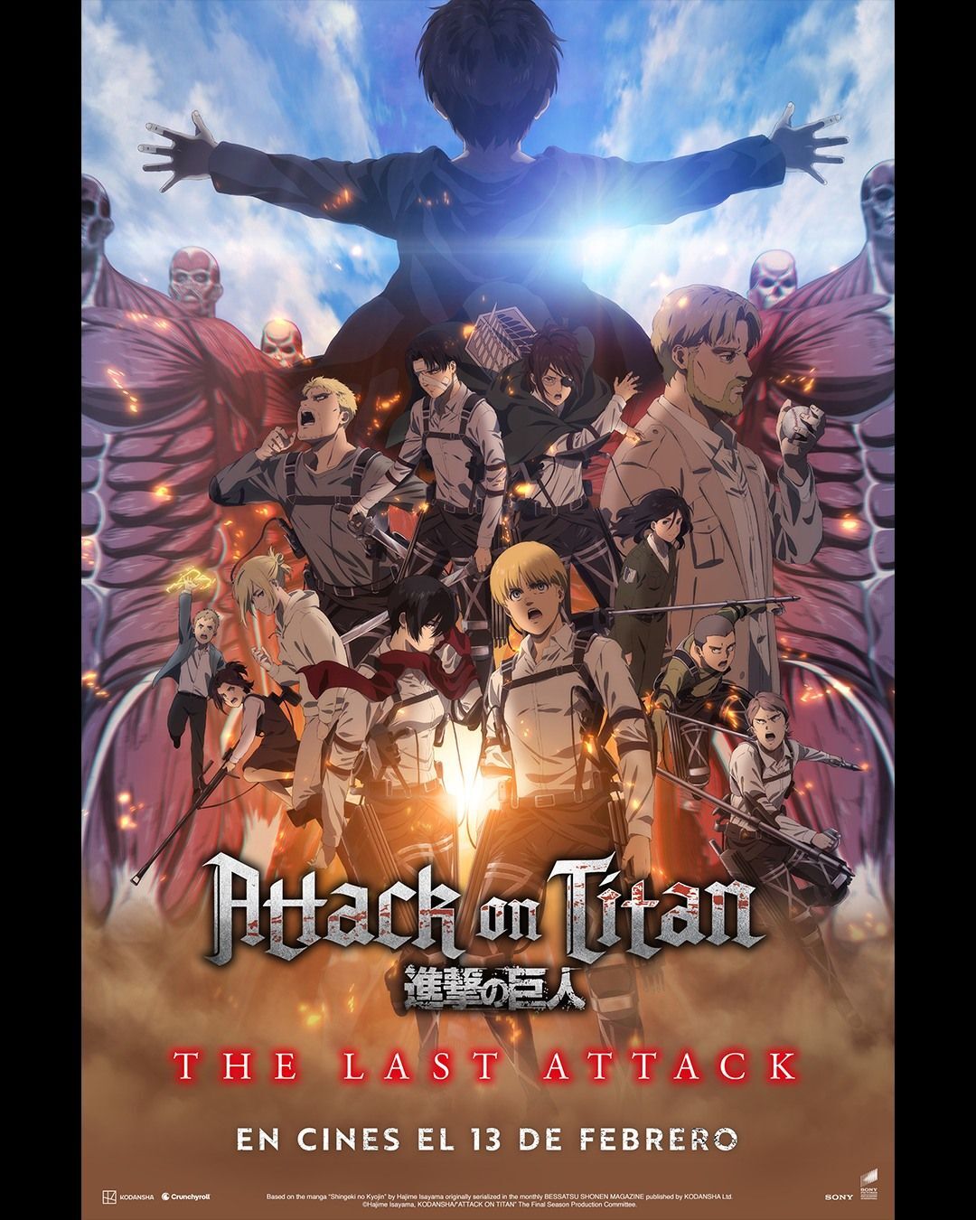 Attack on Titan the Movie The Last Attack (2024) ผ่าพิภพไททัน การจู่โจมครั้งสุดท้าย